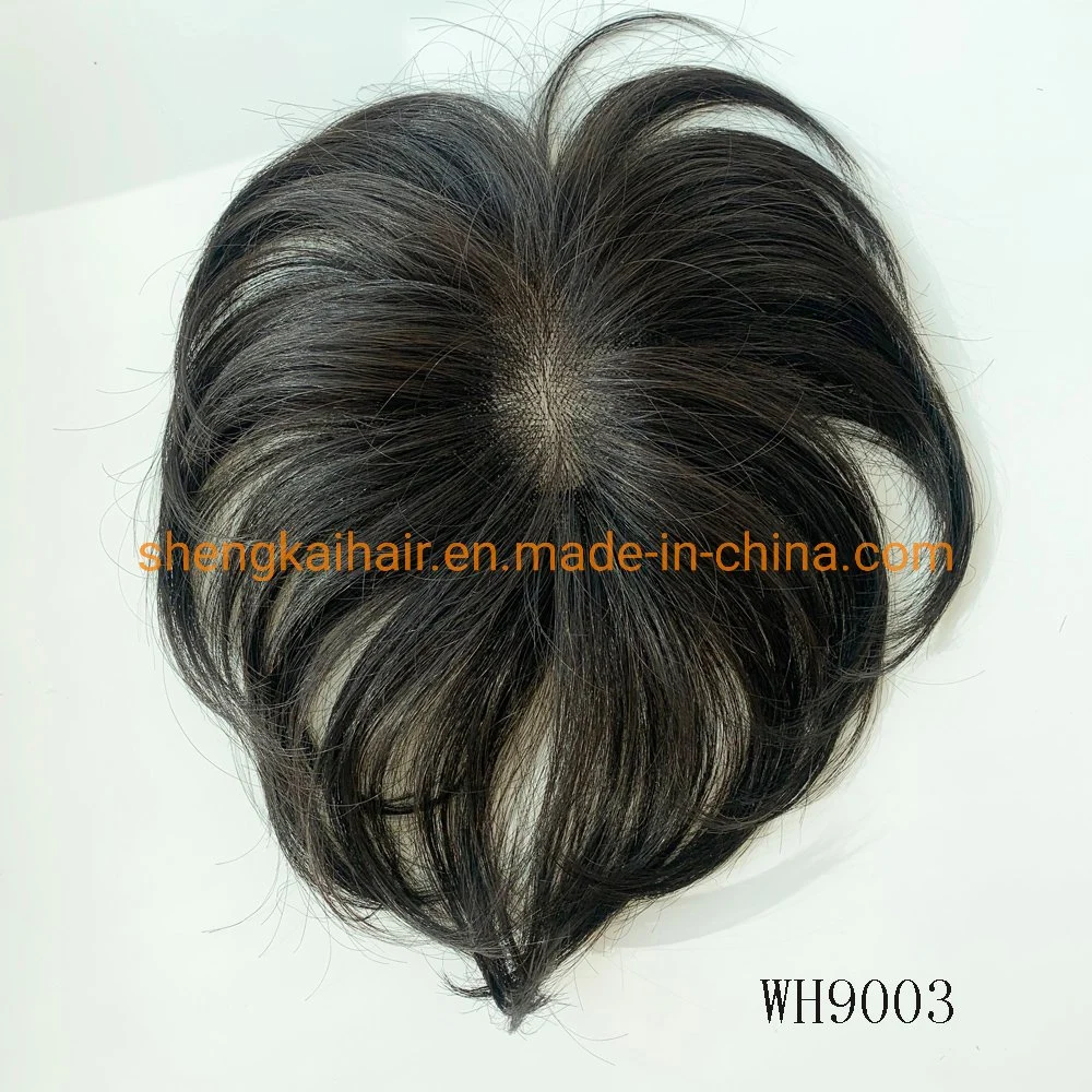 Wholesale Premium Full Handtied Human Hair Synthetic Hair Pieces for Women