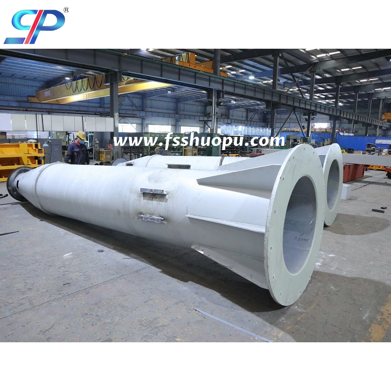 OEM Perfect Large Metal Column Fabrication Custom Weld Structural Machining Part