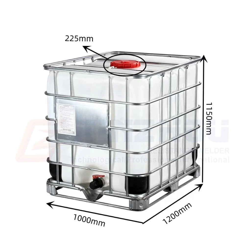 316L 304 Stainless Steel IBC Tank for Oil Food Chemical Product Storage