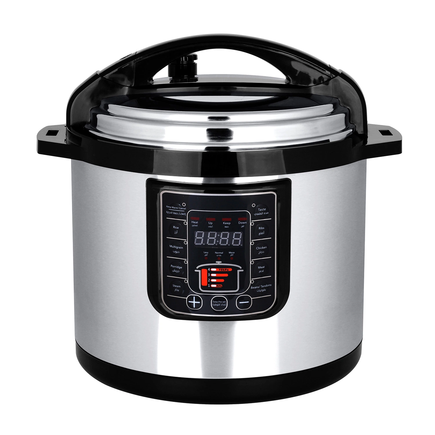 Large Capacity OEM Stainless Steel Commercial Electric Pressure Cooker 10L for Hotel Restaurant