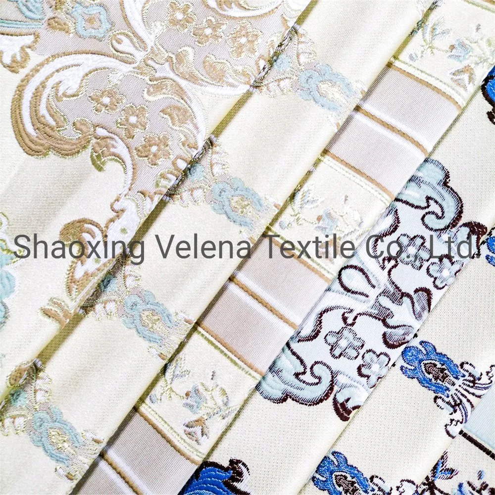 Classic and Beautiful Polyester Jacquard Fabric for Sofa Curtain Cushion Wholesale Fabric