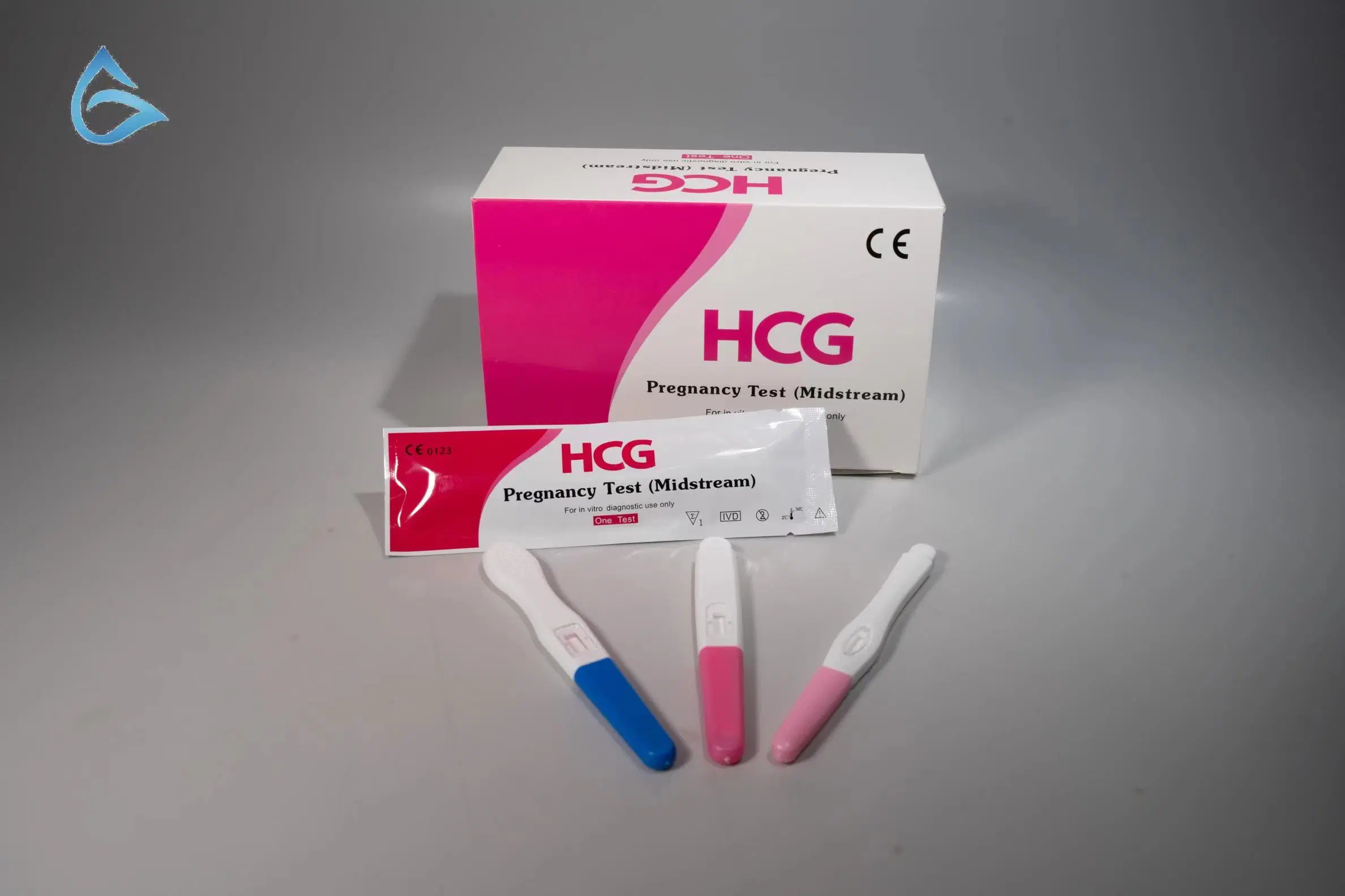 Kits de prueba de embarazo HCG 5,5 mm a mitad de camino