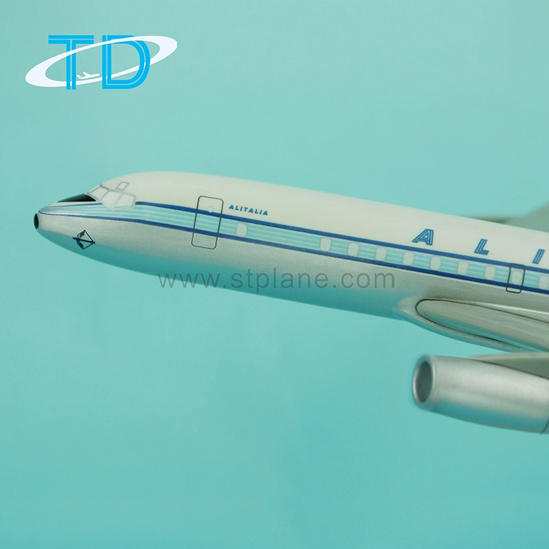 1: 200 23cm Alitalia DC-8-43 Plane Model Innovative Corporate Gifts