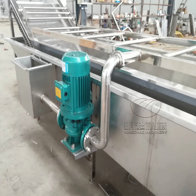 Fully Automatic Industrial Water High Pressure Saving Vegetable and Pepper Cleaning Machine