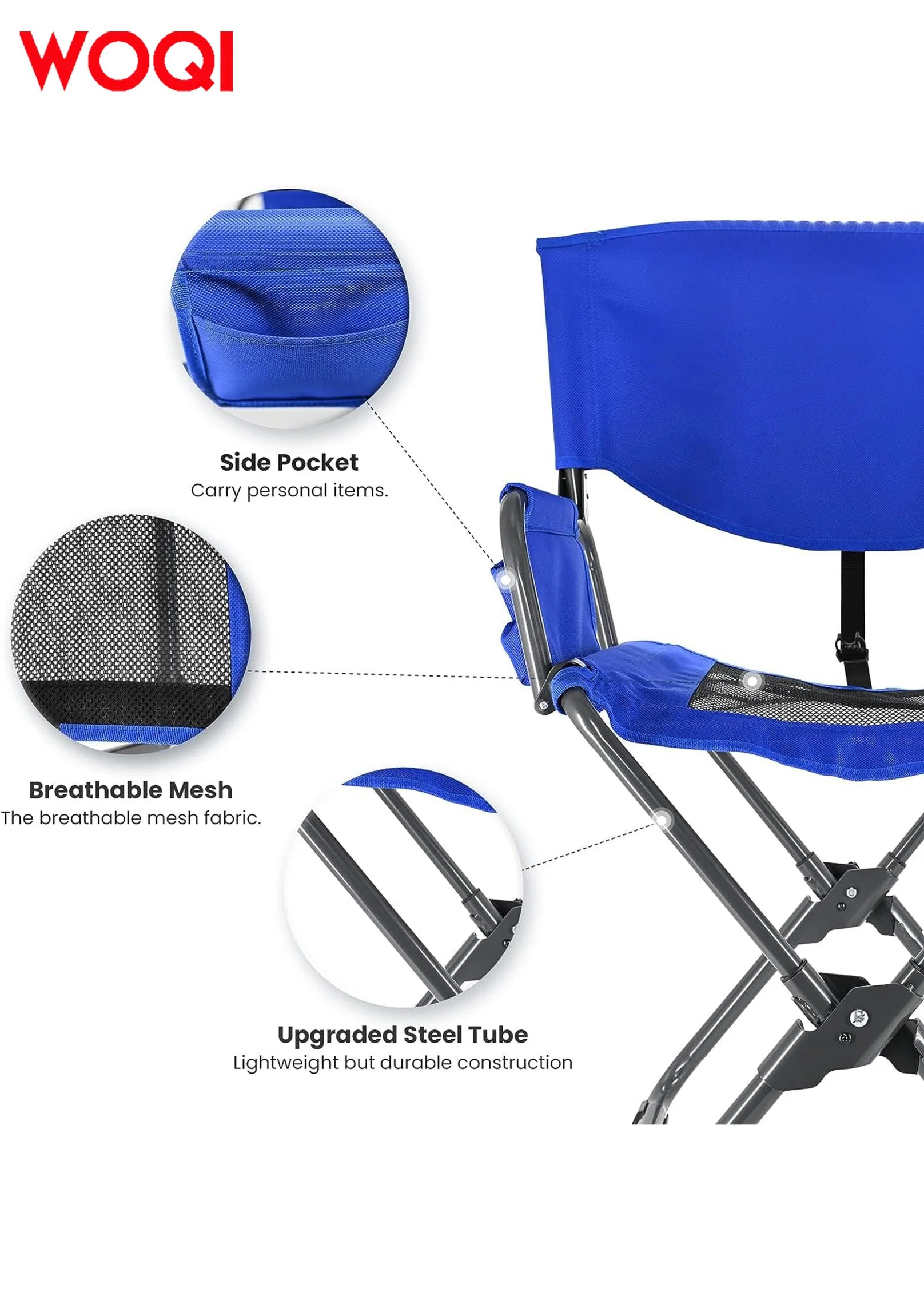 New Outdoor Portable Load-Bearing Folding Camping, Fishing, and Picnic Chairs