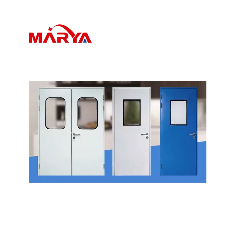 Marya salas limpias de puerta de acero inoxidable puertas con bisagras de acero inoxidable 304 de alta calidad