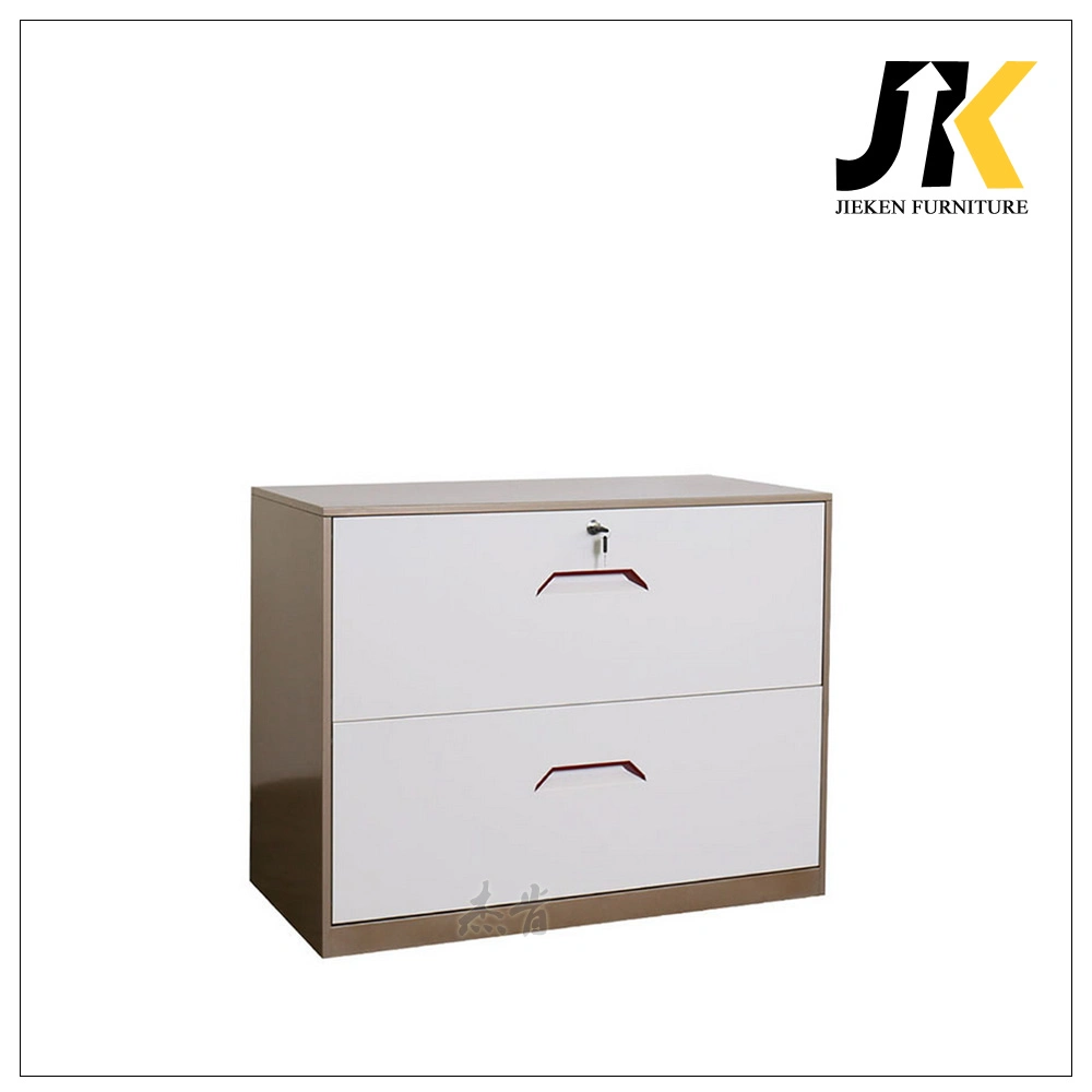 Simple Diamond Handle Steel Filing Cabinet with Lock