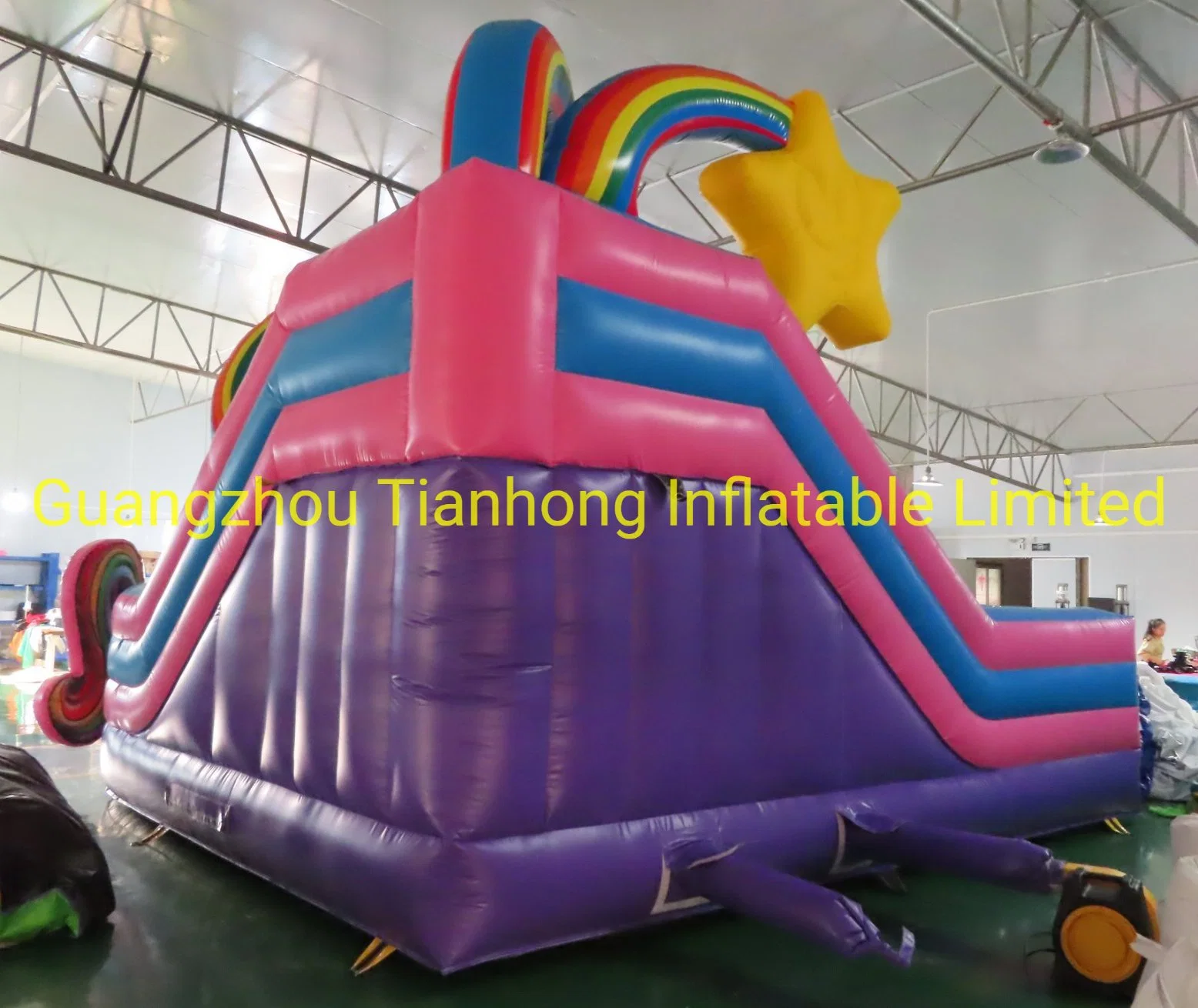 6X6m Inflatable Unicorn Animal Bounce House Bouncy Castle with Slide