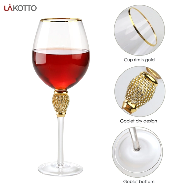 Whole Sale Party Luxury Design Wine Glass Goblet Champagne Glass Goblet