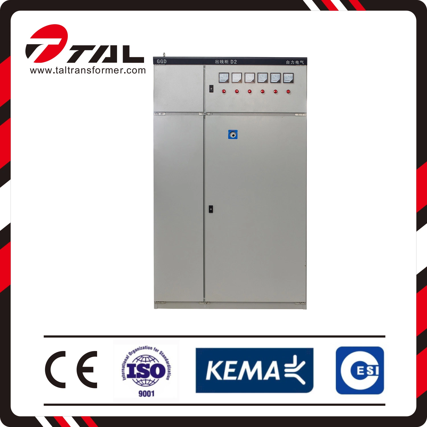 Electric Cabinet Power Distribution Panel Low Voltage Ggd Type Metal Clad Switchgear