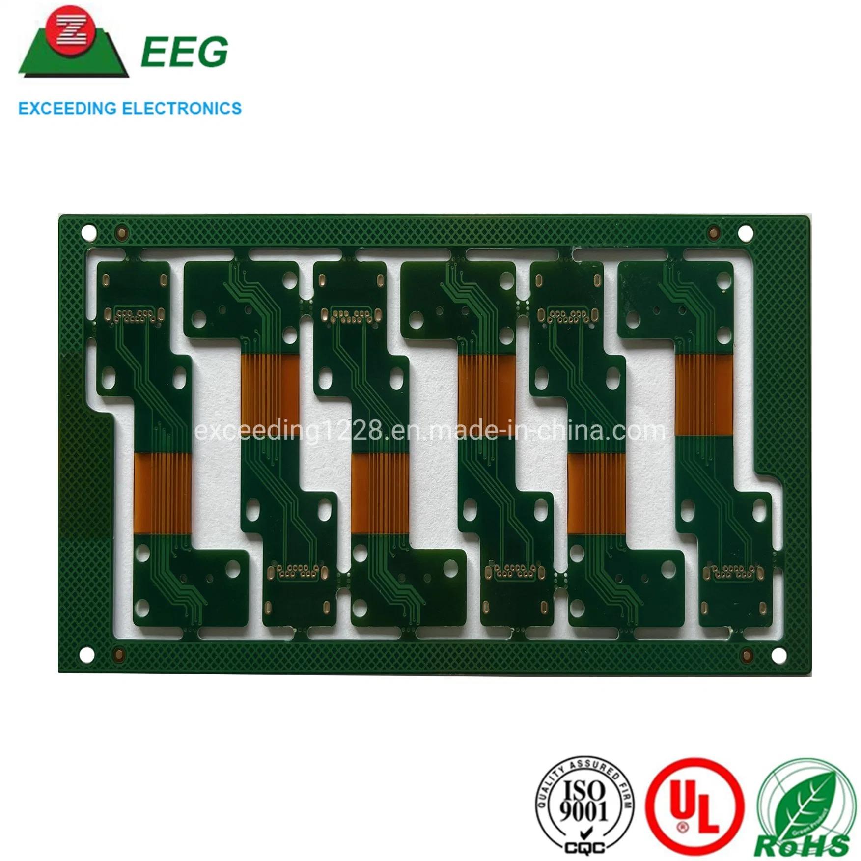 FPC Printed Circuit Board Automotive Electronics ISO UL Rigid Flexible PCB