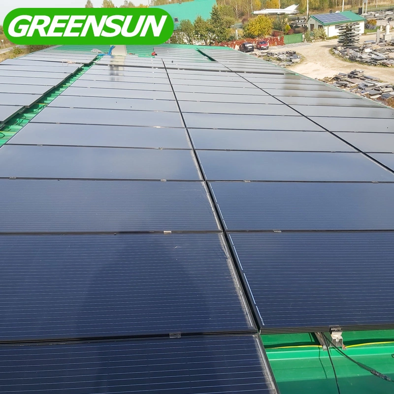 Greensun 15kw mais barato preço do Kit de Módulo inicial 10kw 15kw 20kVA 25kw criada 100KW de Potência da Energia Solar PV no sistema Gerador Solar de Grade