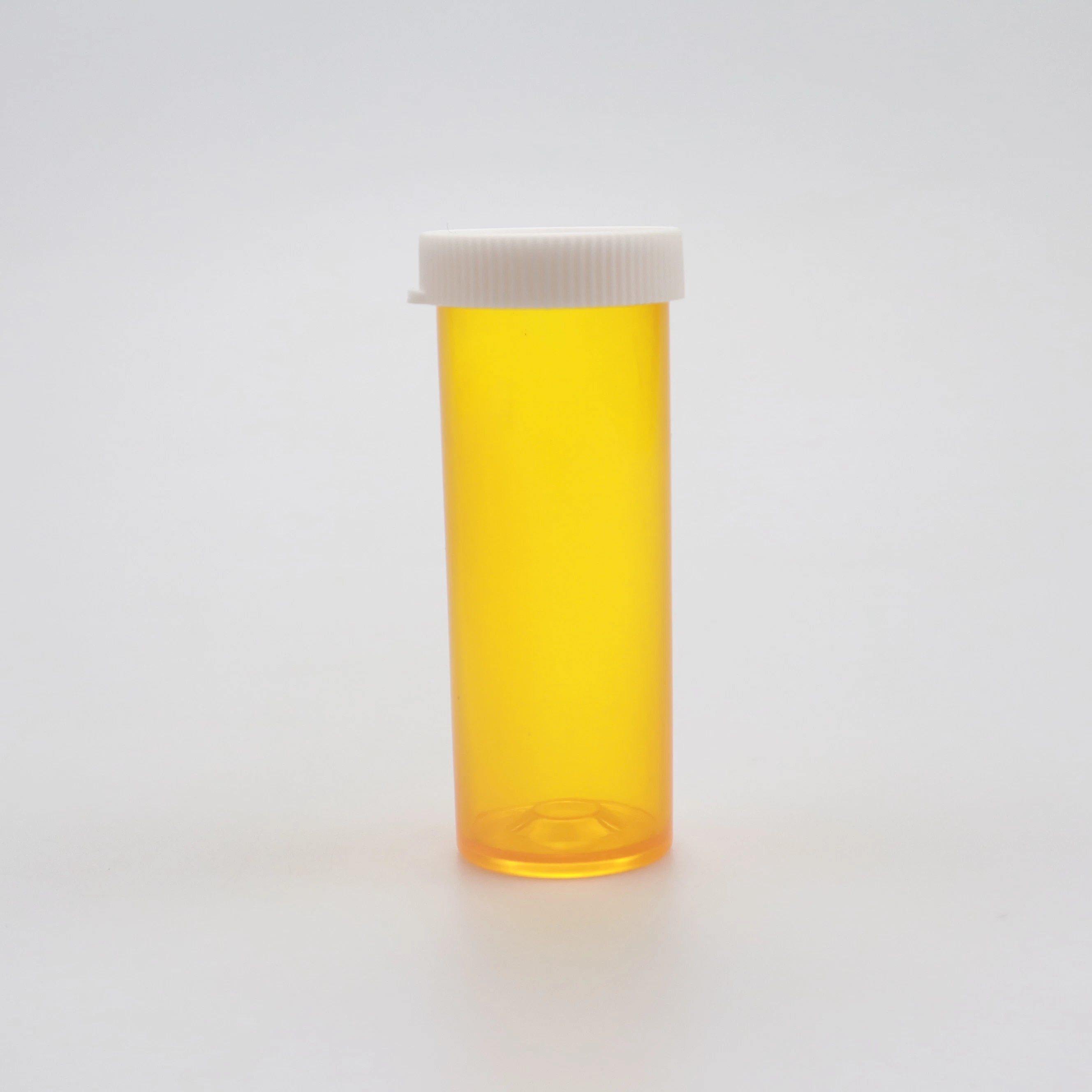 New Product 6/8/13/16/20/30/40/60dr Orange Pill Bottle Pill Tablet Medical Plastic Bottle With Snap Cap