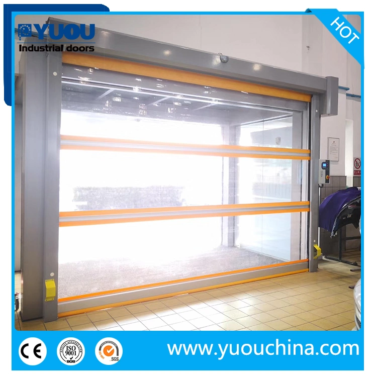 Automatic PVC Fabric Rapid High Speed Roller Shutter Door