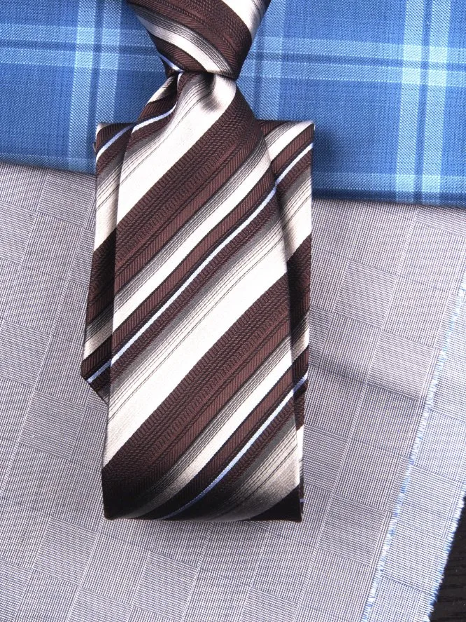 شعار مخصص مطبوع على الطريقة الأوروبية والأميركية على ربطة العنق ربطة شخصية بنمط الأعمال