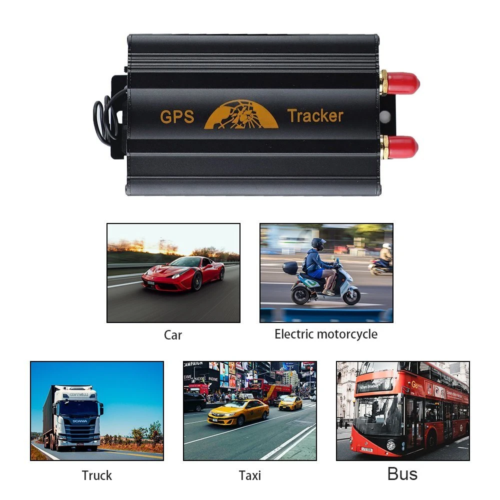 Auto Motor GPS Tracker 103 avec applications Android gratuites 12 V. Relais 24 V GPS Tracker dispositif de suivi de véhicule