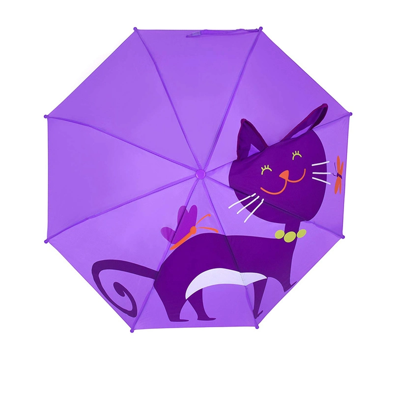 Advertising Cartoon Designs Fashion Umbrella Dog with Double Layer