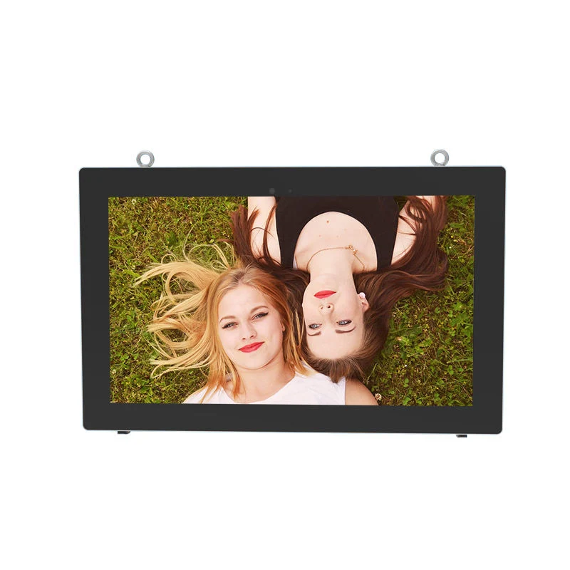 55 Inch Transparent LCD Display Wall Mount Large Media Menu Advertising Player