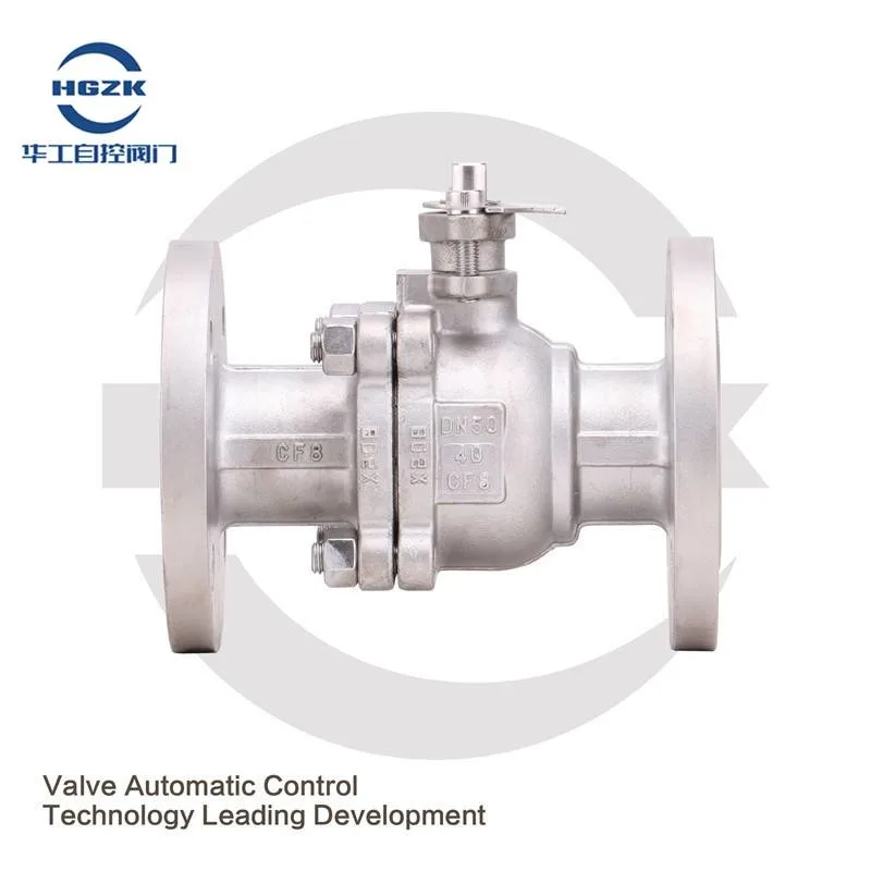 High Platform 2 PC Flange Ball Valve for Actuator