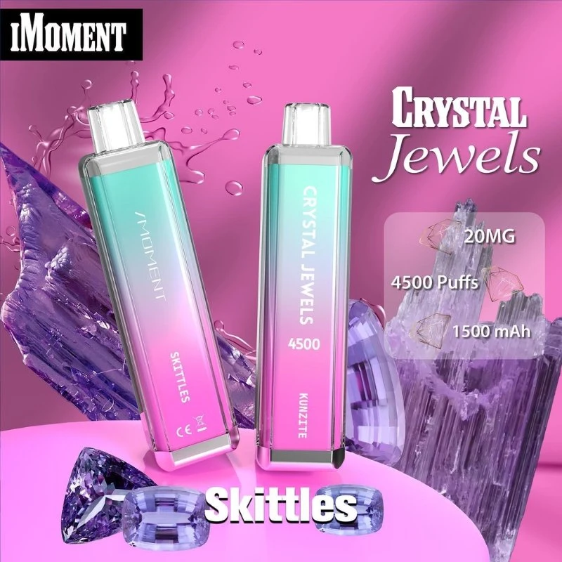 Crystal 4500 Candy Vape stylo jetable 12 ml 650mAh 4500de bouffée de cigarette électronique jetable