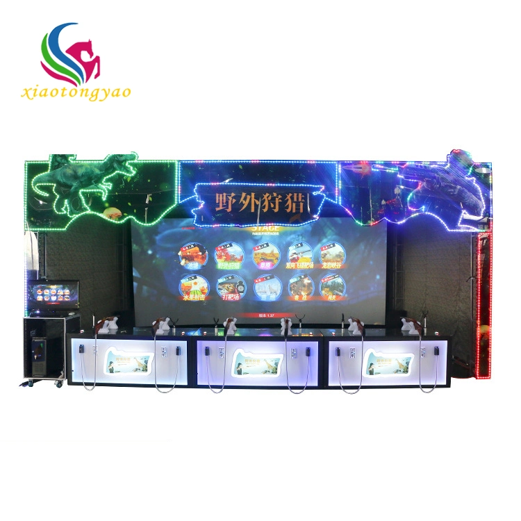 Outdoor Amusement Machine 3D Simulator Gallery Gun Target Shooting Game Machine