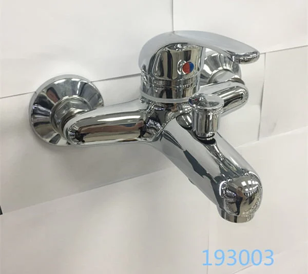 Building Materials Bathroom Faucet Wall Mounted Bath Mixer