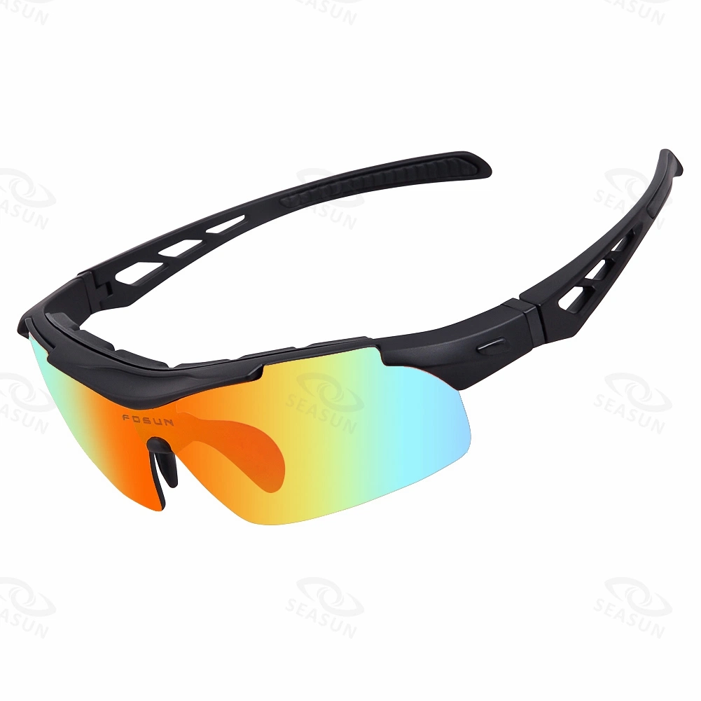 Polarized Sunglasses 5 Lens MTB Bike Bicycle Sports Eyewear Cycling Glasses