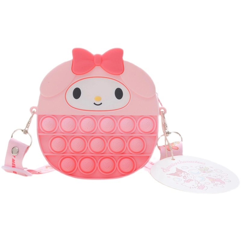 Children's Bag Female Cute Baby Zero Purse Girl Cartoon Silicone Educational Toy Bag Little Girl Crossbody Bag