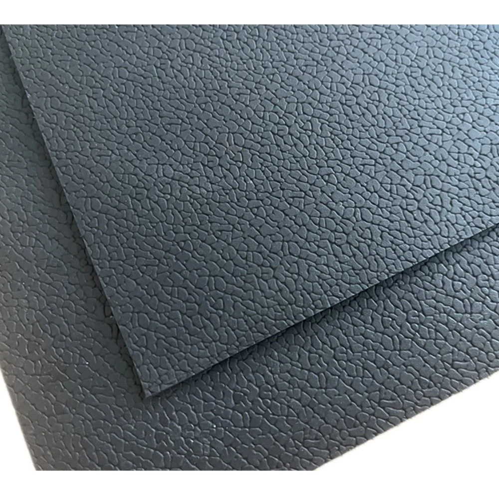 3mm Leather Grain on The Surface Non Slip Rubber Sheet