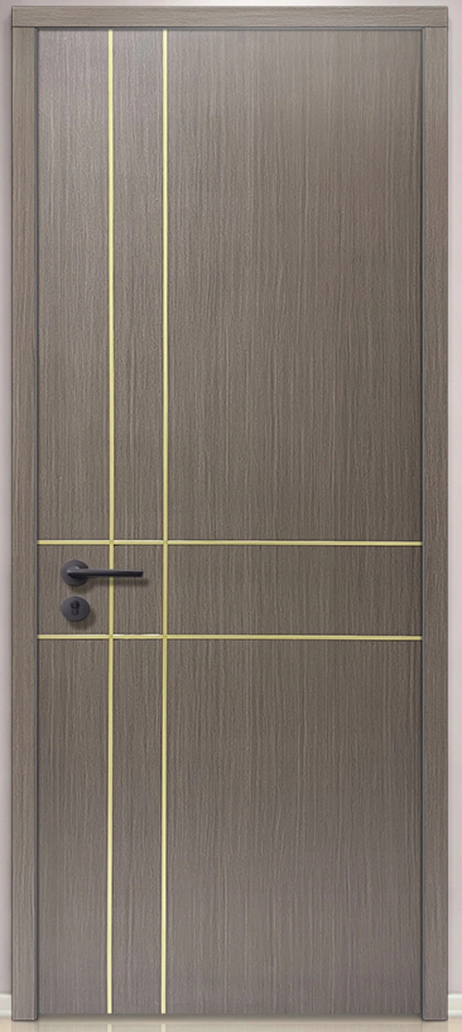 Polymer Interior Doors Frame Waterproof Others Bathroom Doors Sets Hotel WPC Door