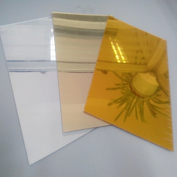 3mm 4*8FT Cutting Golden Acrylic Mirror Sheet