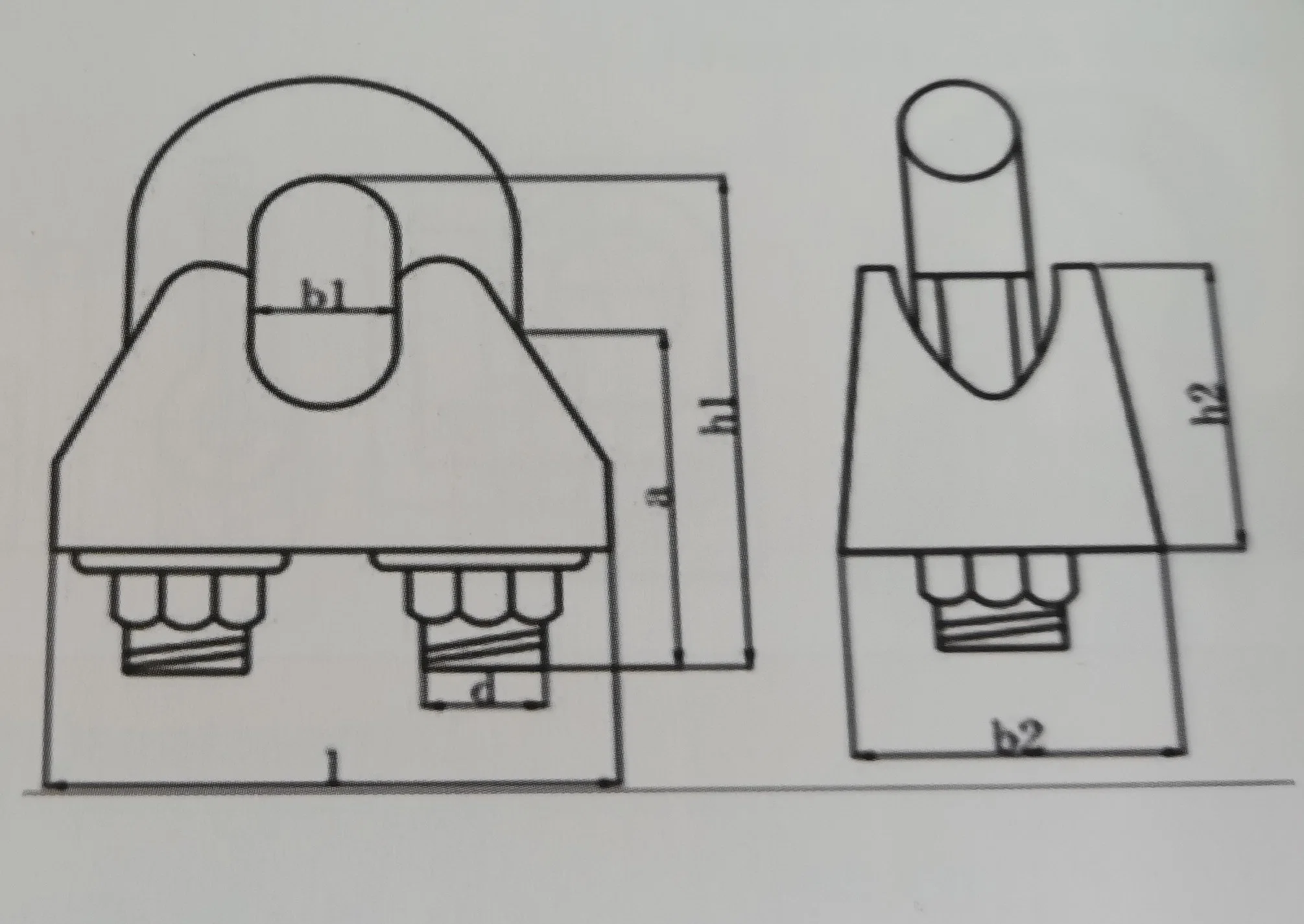 Casting Malleable Iron DIN1142 Wire Rope Clip