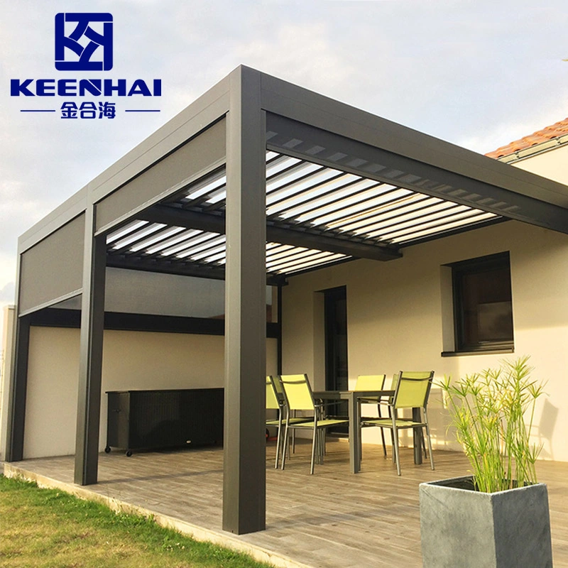 Hot! France New Design of Aluminum Extrusion Pergola Vertical Column /Aluminium Louver Pergola Profiles