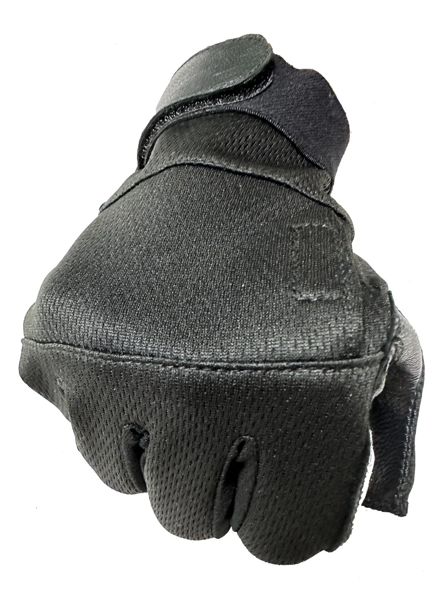 Genuine Leather Cycling Fingerless Half Finger Driving Gloves