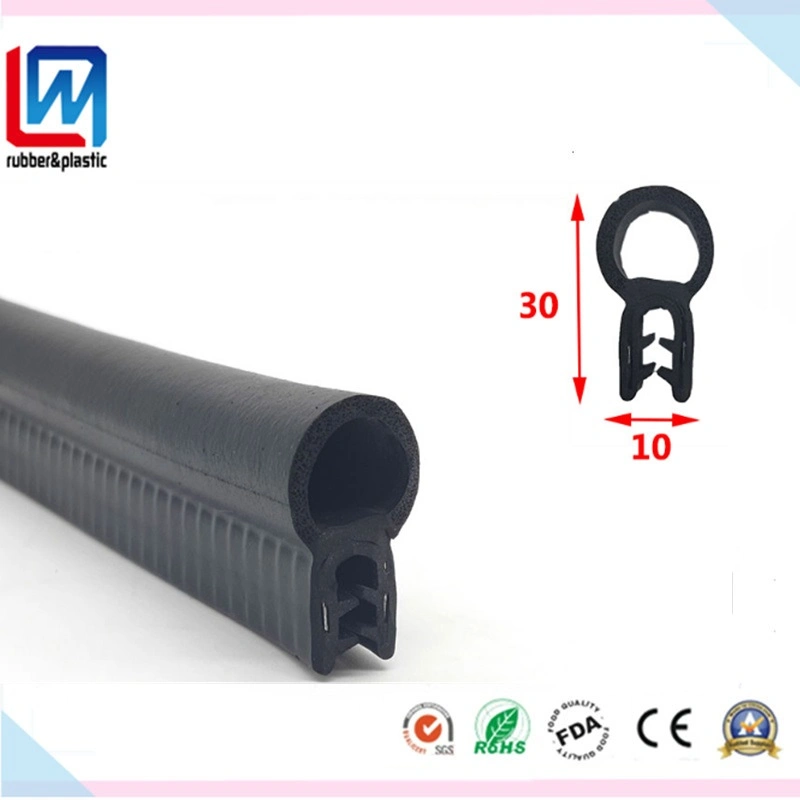 Black EPDM Rubber Extrusion/Profile for Automobile, Ovan