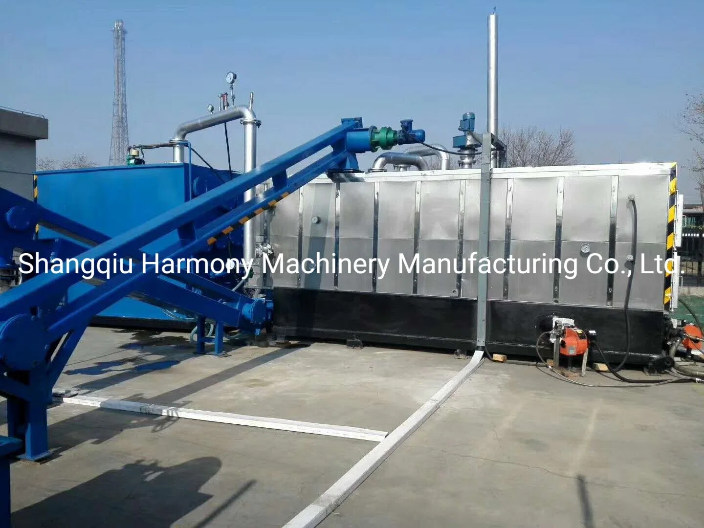 5-10 Ton Skid Type Mobile Fully Continuous Pyrolysis Plant Used for Plastic/Rubber/Sludge Recycling to Oil Energy