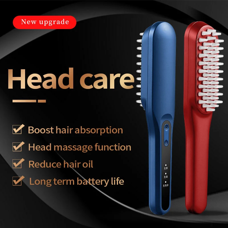 Beauty Massage Hair Care Electric Laser Red Blue Light Anion Comb Anti Hair Loss Comb Massage Brush