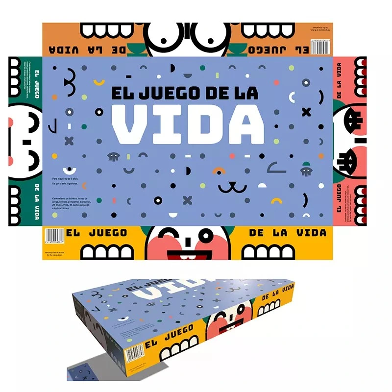 La impresión de tarjeta de juego de mesa personalizados