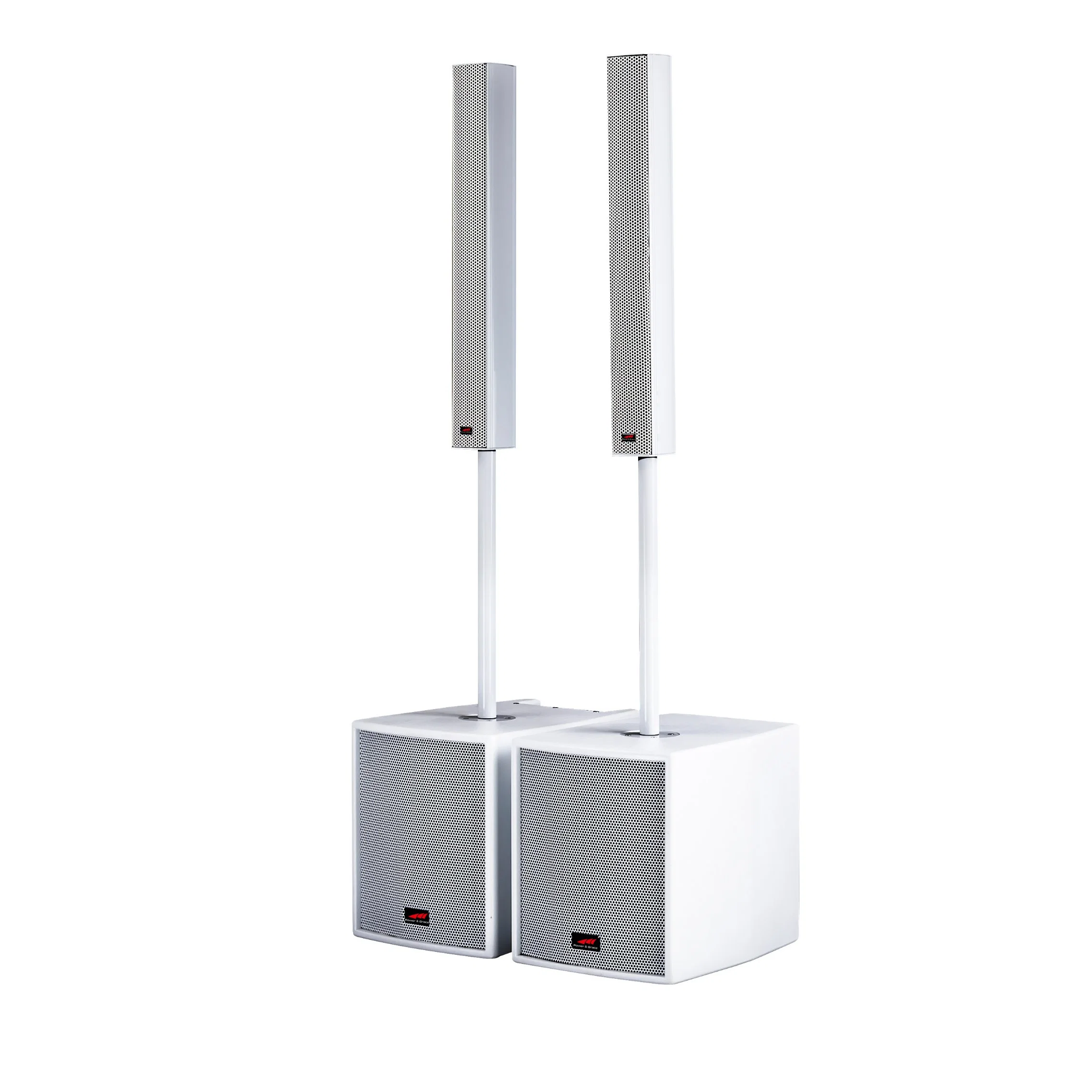 Altavoz de columna DSP inalámbrico de matriz activa con Bluetooth/USB/FM/Grabación para actuaciones en vivo