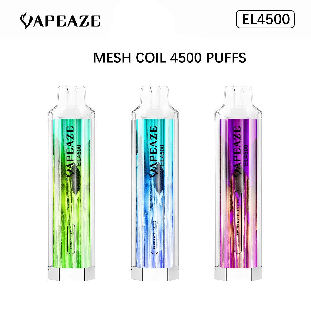 2023 Wholesale/Supplier Vape Factory 4500puffs Crystal 4500 PRO Max Bar Disposable/Chargeable Vaporizer