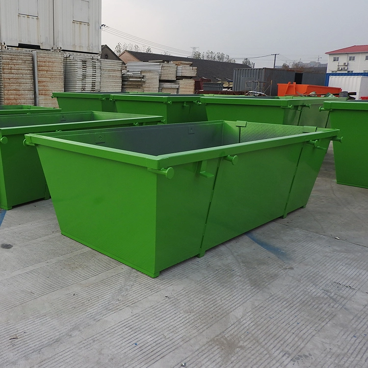 Small Dustbin Stainless Steel Waste 8m Skip Bin