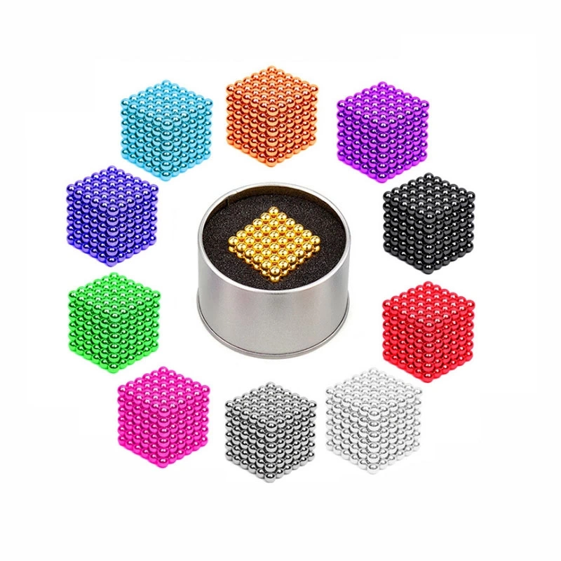 Colorful Magic Magnetic Neodymium Sphere Magnets Puzzle with Box