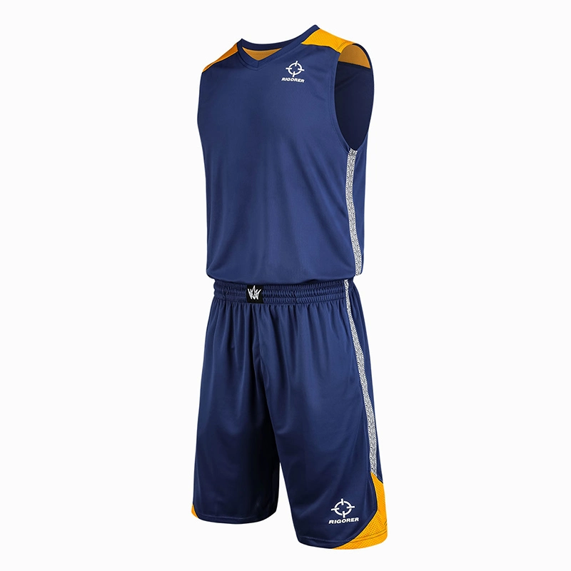 Multicolor de los hombres de Baloncesto de poliéster conjuntos uniforme