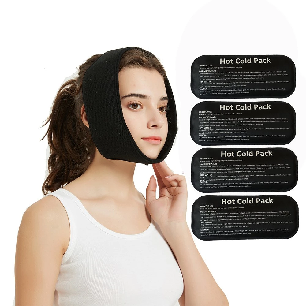 4 Gel Pack Reusable Nylon Soft Hot Cold Face Ice Pack