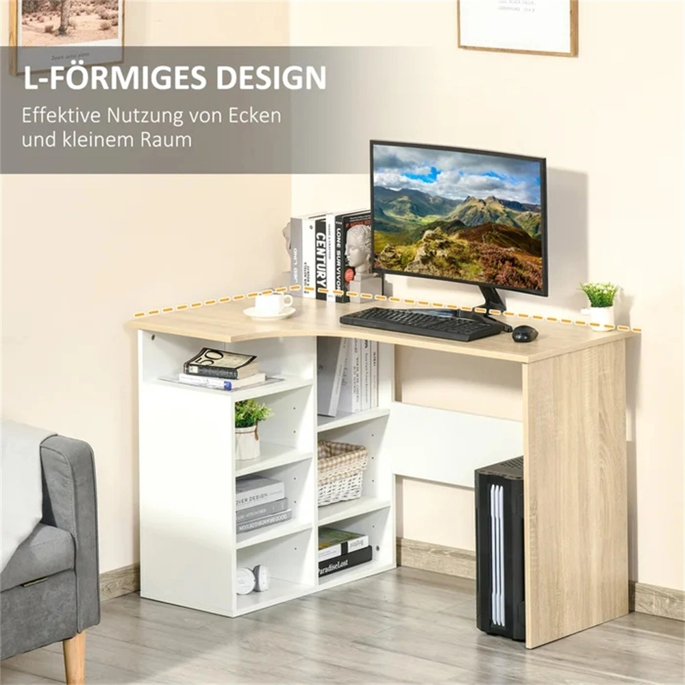 Hölzerner Computer Schreibtisch Lernen Schreibtisch Moderne Home Office Möbel Flach