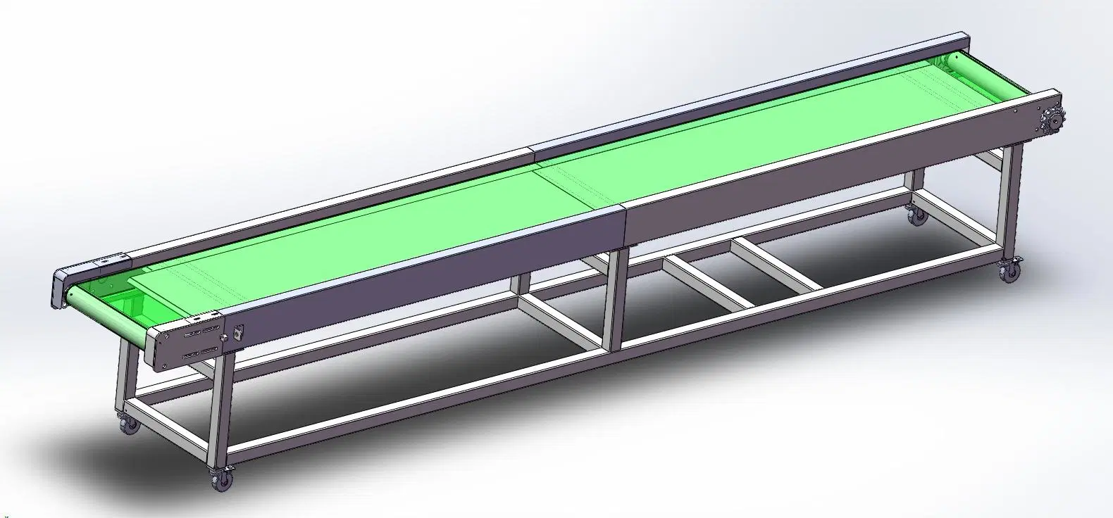 Manufacture Chain Conveyor Modular Belt Chain Conveyor Processing Factory Industrial Conveyor Belt