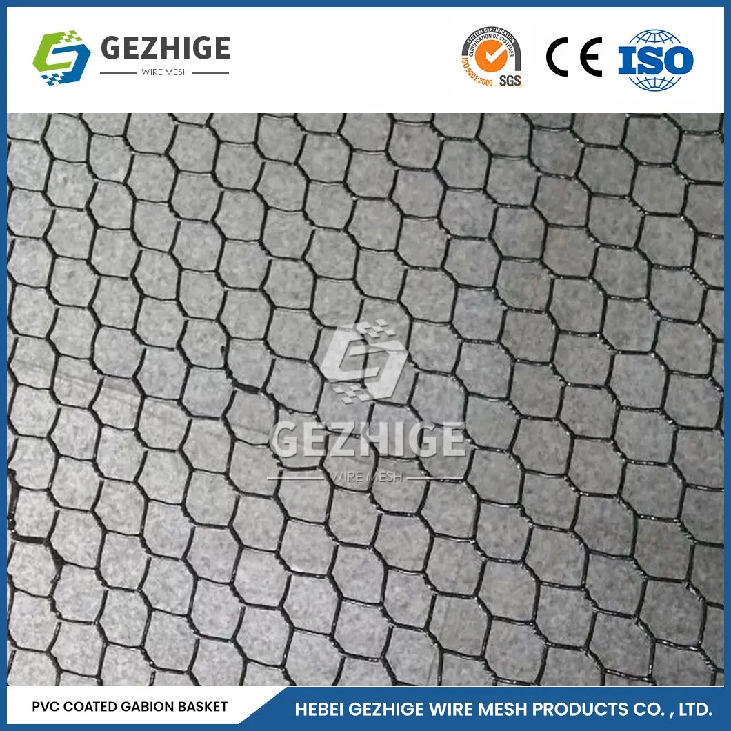 Gezhige 100X150 mm Gabion Cage Retaining Wall Factory 3.0-4.0mm Selvedge Wire Thickness Plastic Gabion Gabion China 2.0*0.5*0.5 M Wire Mesh Gabions