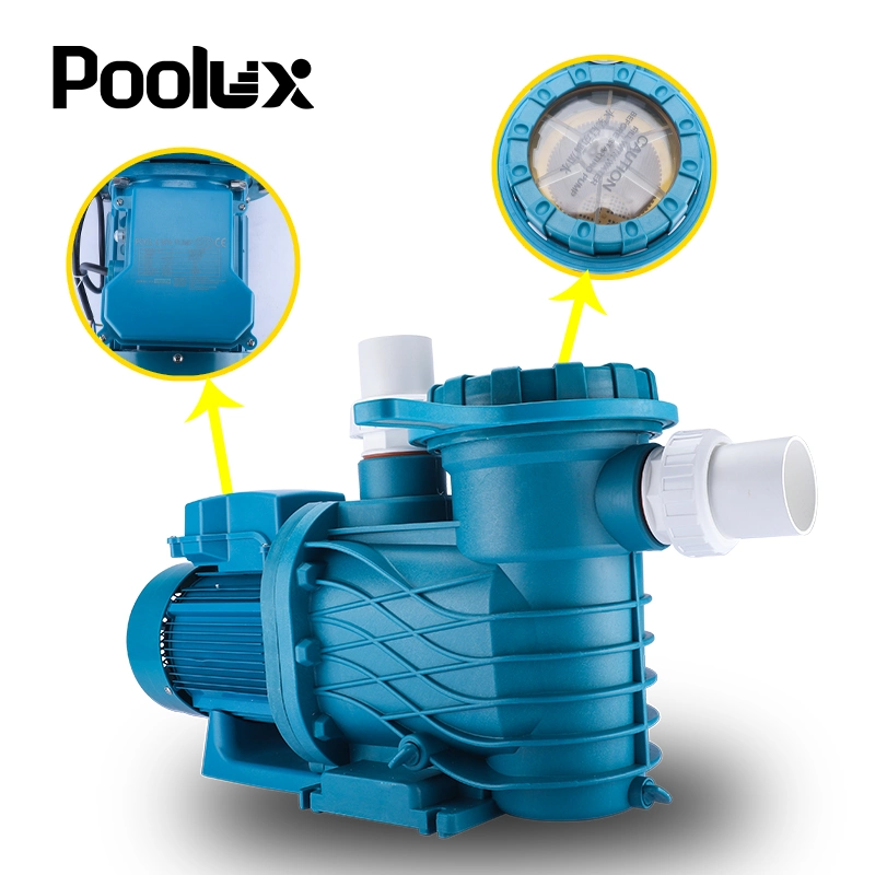 Poolux OEM Above Ground 1HP Commercial Swimming Pool Automatic Backwash Water Treatment Sand Filter with Pump Set