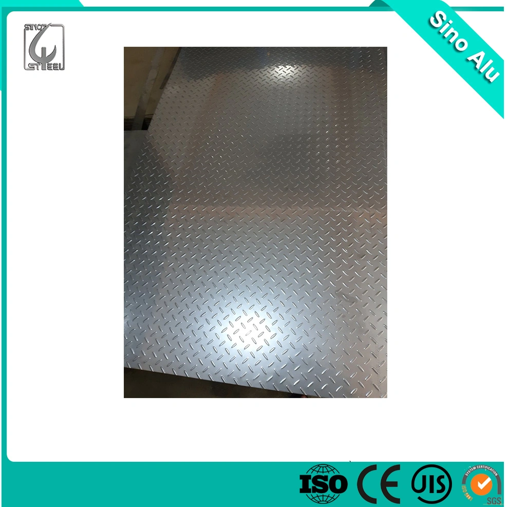 Placa antilabio de aluminio de las series 1000, 3000, 5000 en relieve