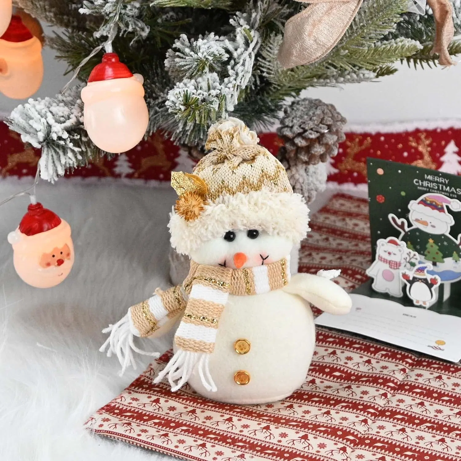 Детские игрушки D-Khaleesi Snowman Chilly Figure Soft Stuffed Plush Animal Подарок Xmas